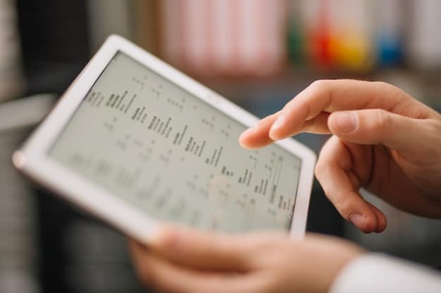 A doctor analyzing a patient's genetic report displayed on a tablet, with various data visualizations and charts illustrating genetic markers and potential treatment options.