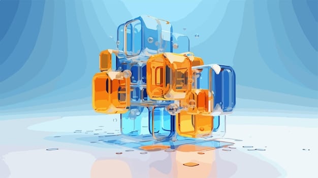 A detailed illustration showcasing different stages of a blockchain-integrated pharmaceutical supply chain. The stages include manufacturing, distribution, and pharmacies, all interconnected by blockchain nodes, ensuring secure and transparent tracking of medications. Each node displays encrypted data and verification timestamps, highlighting the enhanced security and authenticity of the drugs.