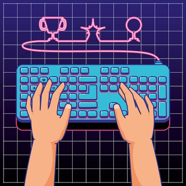 A graphic depicting a person's hand hovering over a keyboard, with heat map overlays highlighting frequently used keys and typing patterns, representing behavioral biometrics.