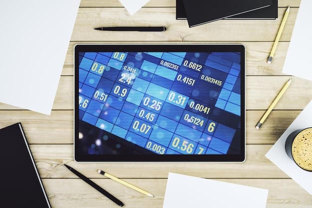 A digital display showing different financial automation tools and apps for budgeting, investing, and saving money. The image is set against a background with financial charts and graphs, symbolizing efficient money management.