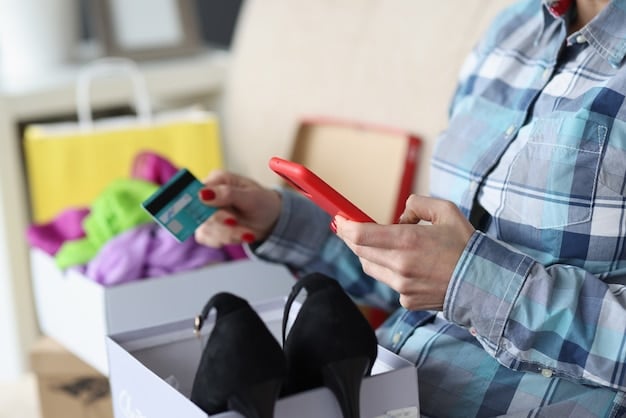 A person holding a smartphone, comparing prices of an item on different online retailers' websites, showcasing the practice of comparison shopping.